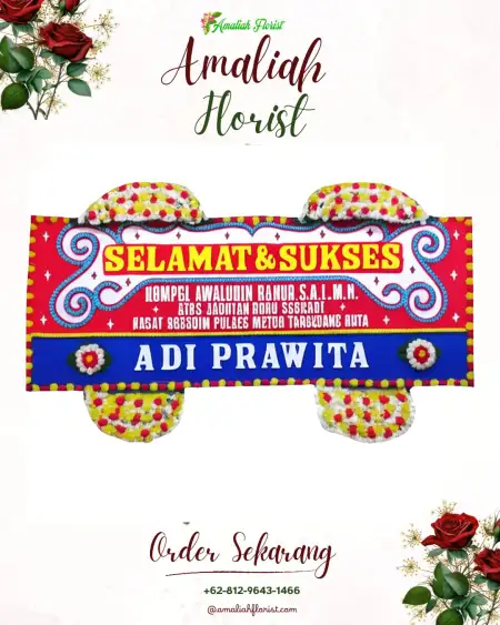 Papan Bunga Ucapan Selamat Karang Tinggi